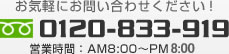 相続整理クイックのお問い合わせの電話